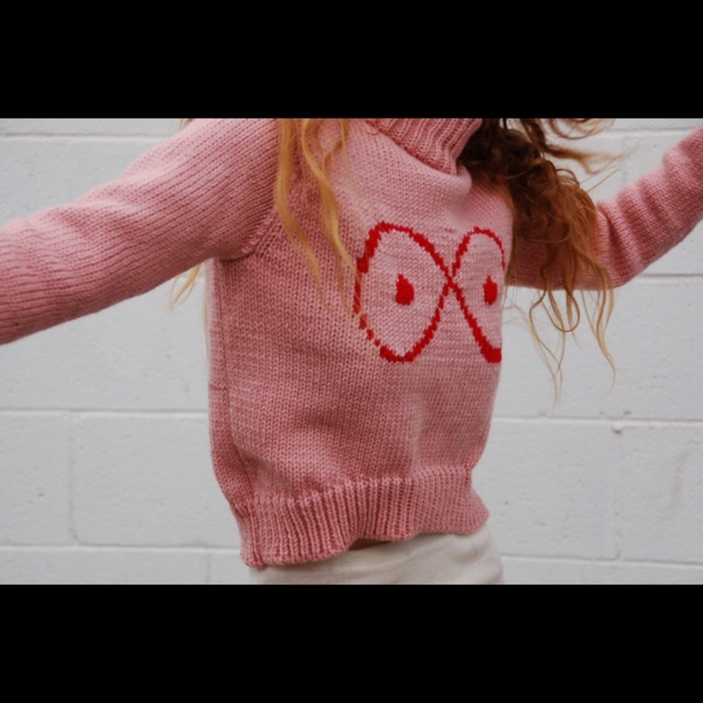 323 Hand Knit Crop Sweater